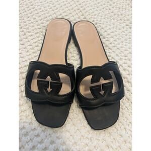 Gucci Cosmos softy black sandals